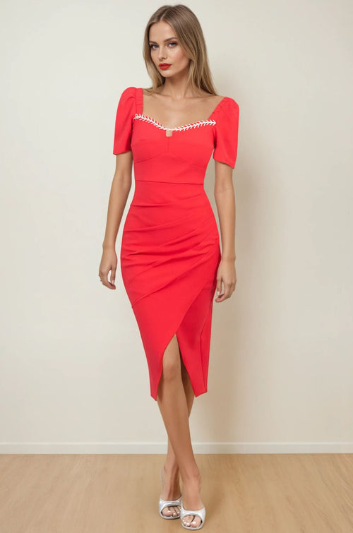 Vestido - 525948 - ROJ