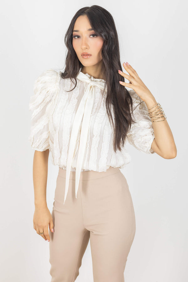Blusa - 554067 - BEI - Reina Diaz