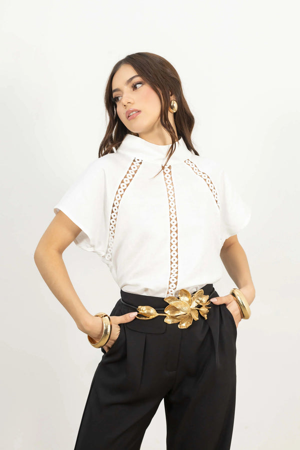 Blusa - 554114 - IVO - Reina Diaz