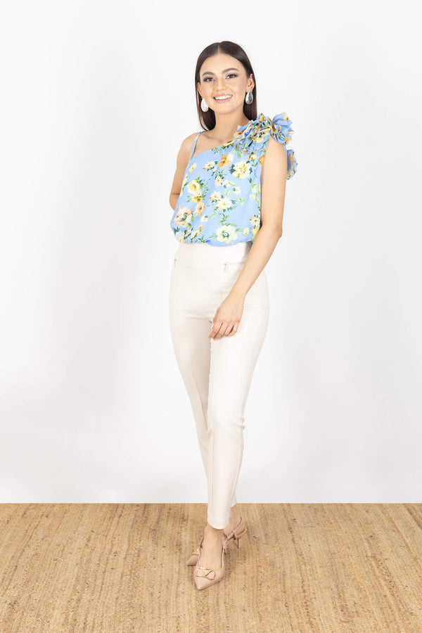 Blusa - 554117 - AZU - Reina Diaz