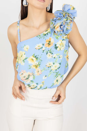 Blusa - 554117 - AZU - Reina Diaz