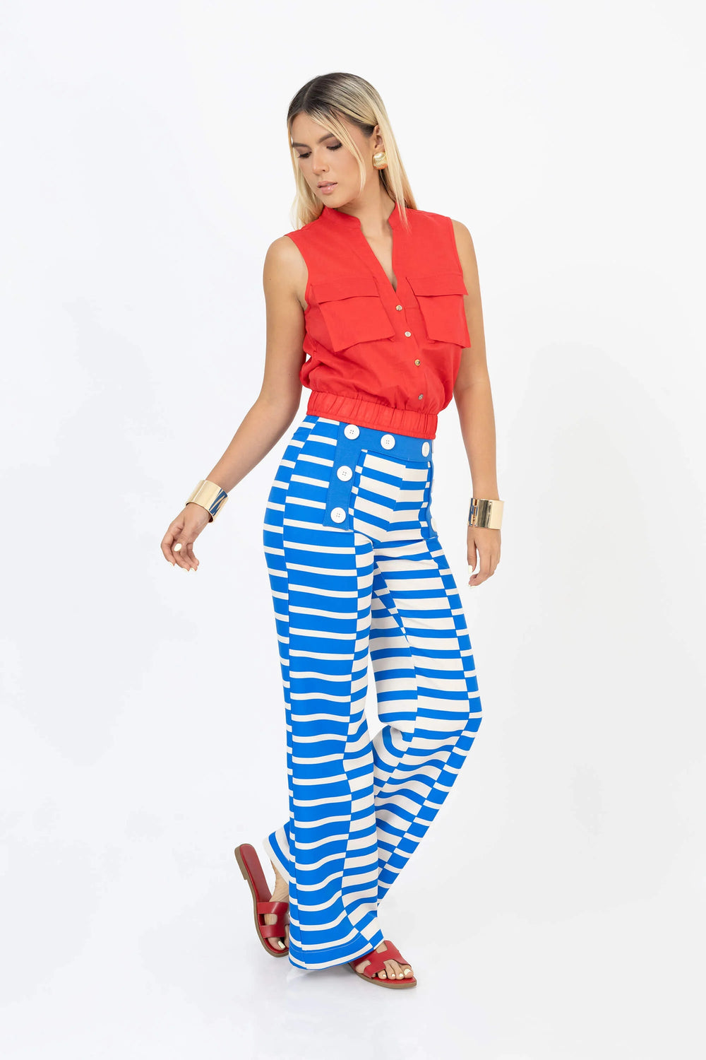 Blusa - 752616 - ROJ - Reina Diaz