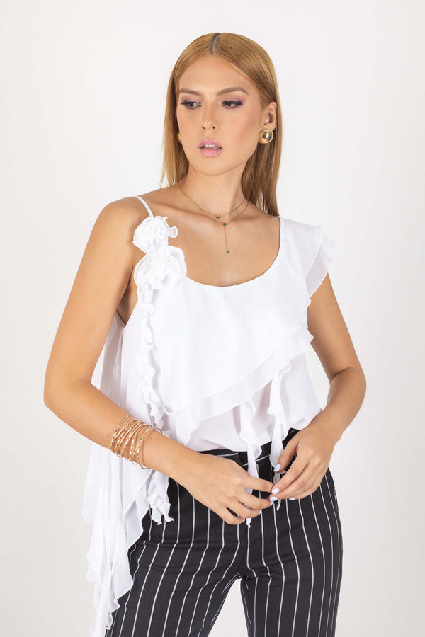 Blusa - 752618 - BCO - Reina Diaz