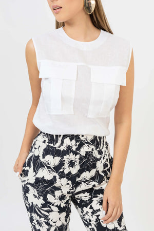 Blusa - 752626 - BCO - Reina Diaz