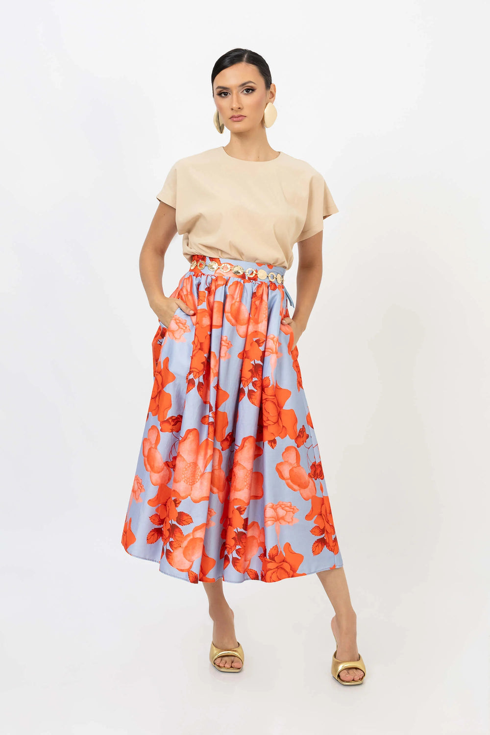 Blusa - 752750 - BEI - Reina Diaz