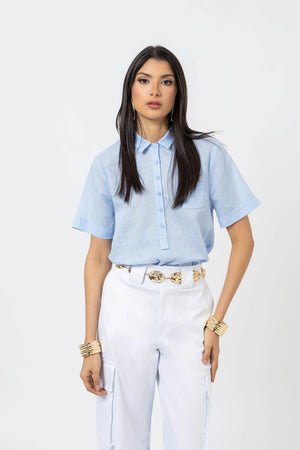 Blusa - 752751 - AZU - Reina Diaz