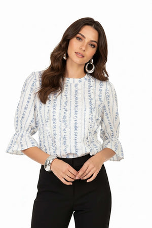 Blusa - 752762 - AZU - Reina Diaz