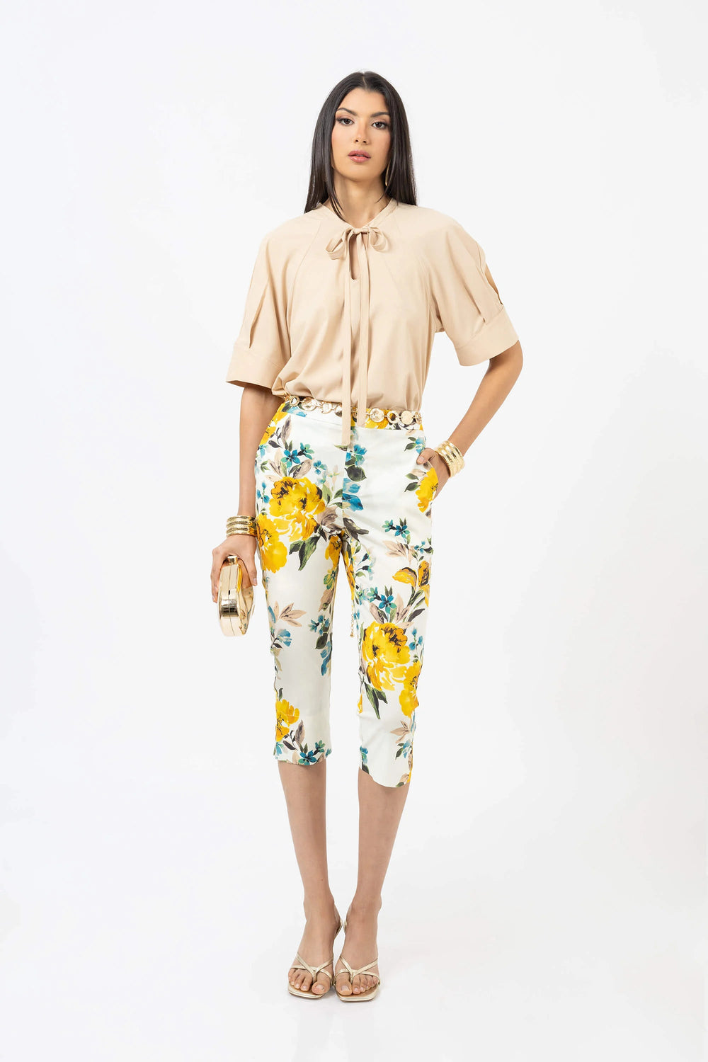 Blusa - 752769 - BEI - Reina Diaz