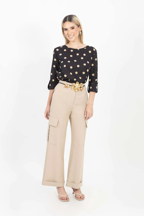 Blusa - 752771 - NEG - Reina Diaz