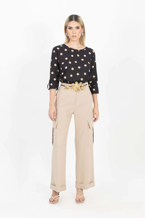 Blusa - 752771 - NEG - Reina Diaz