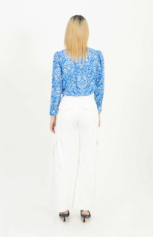 Blusa - 752787 - AZU - Reina Diaz