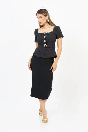 Falda - 541315 - NEG - Reina Diaz