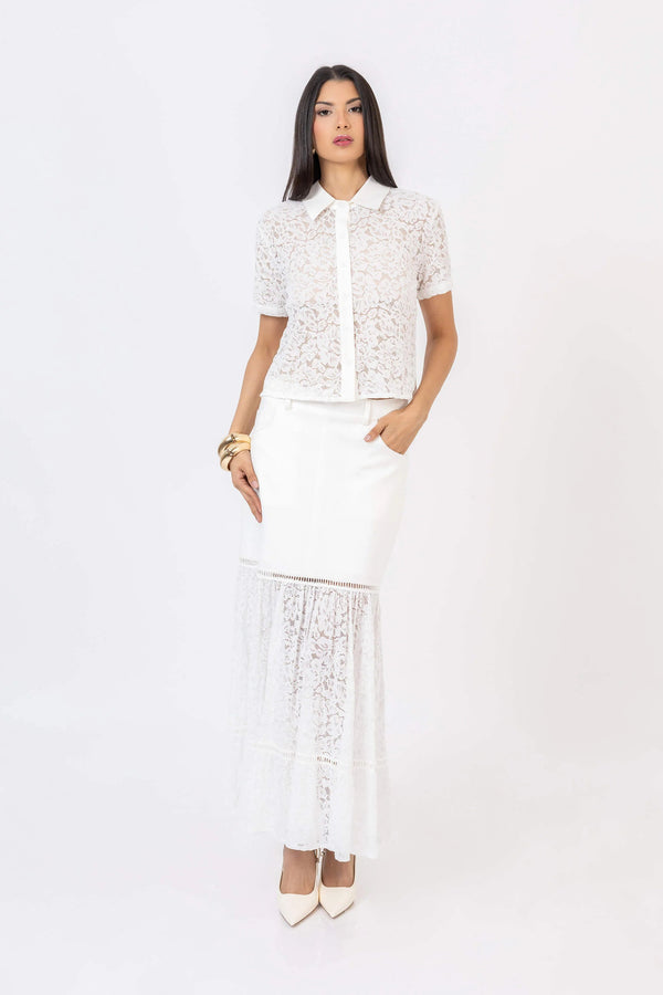 Falda - 541327 - BCO - Reina Diaz