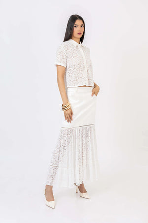 Falda - 541327 - BCO - Reina Diaz