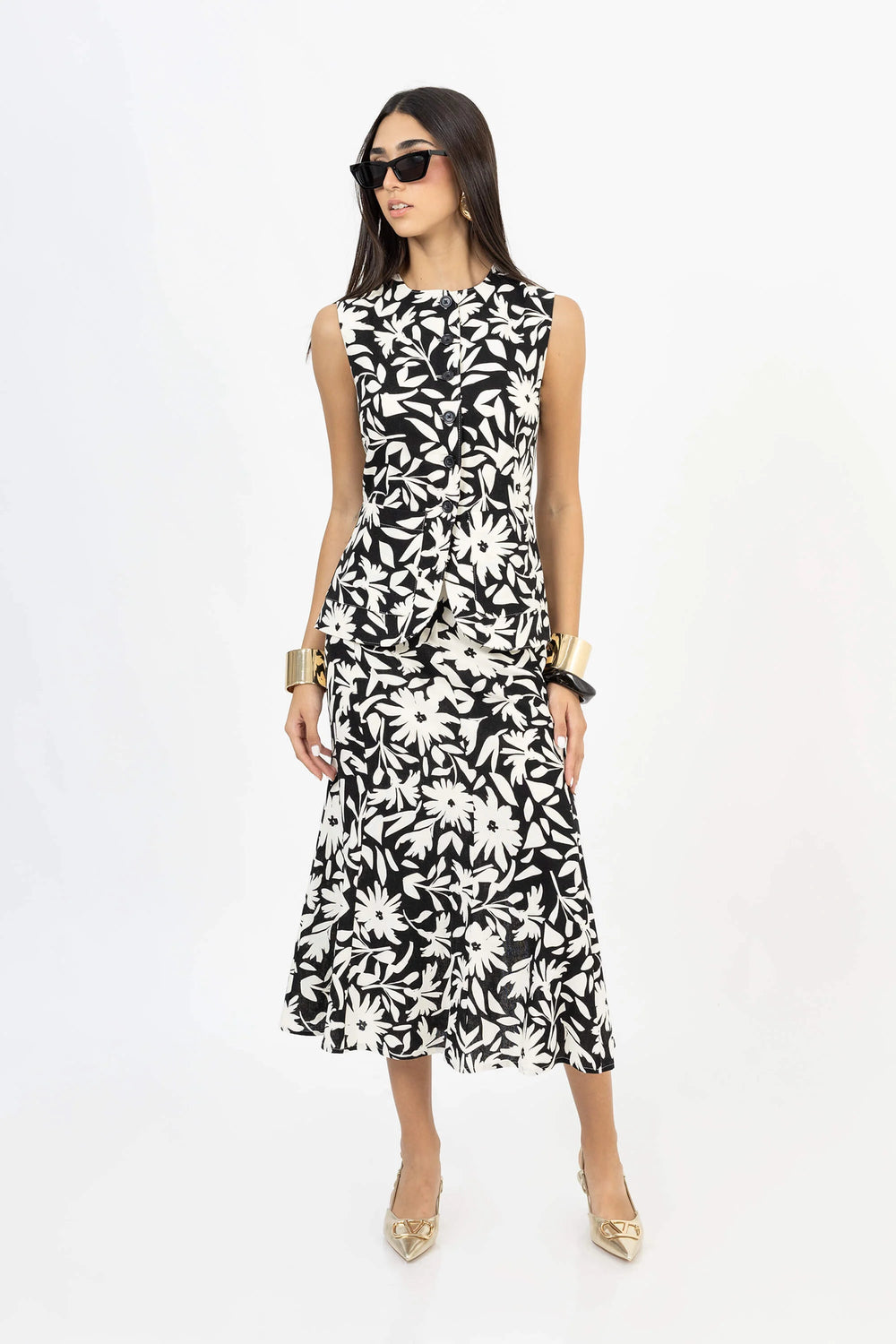 Falda - 740911 - NEG - Reina Diaz