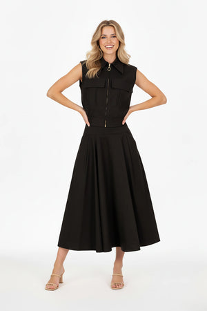 Falda - 740949 - NEG - Reina Diaz