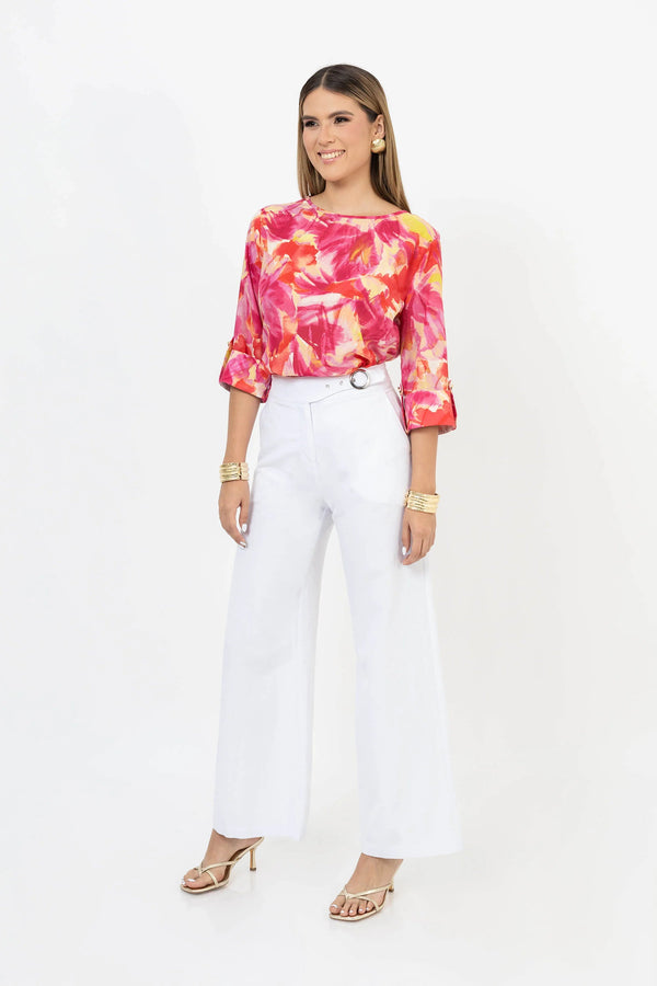 Pantalón - 532042 - BCO - Reina Diaz