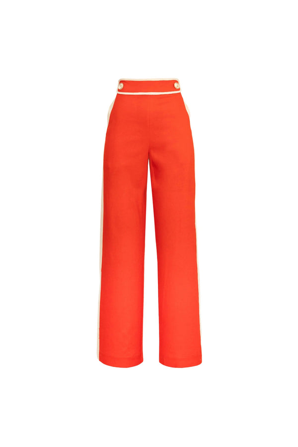 Pantalón - 730976 - ROJ - Reina Diaz