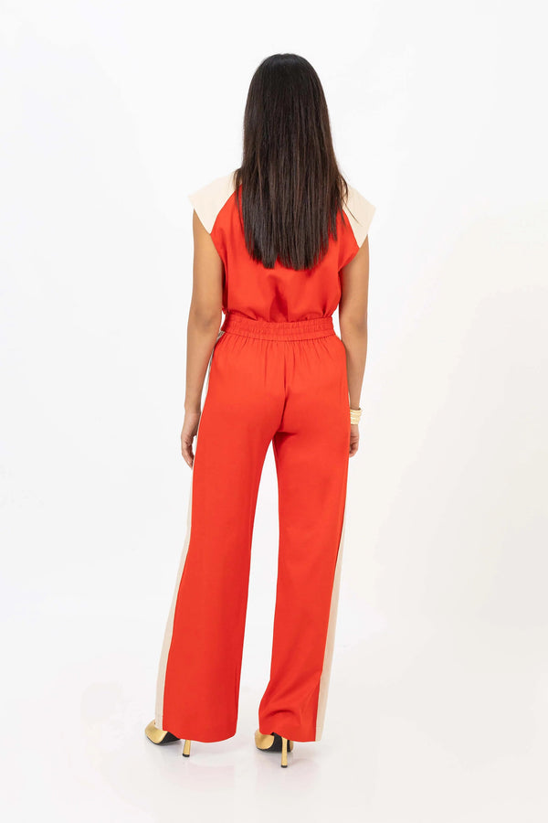 Pantalón - 730976 - ROJ - Reina Diaz