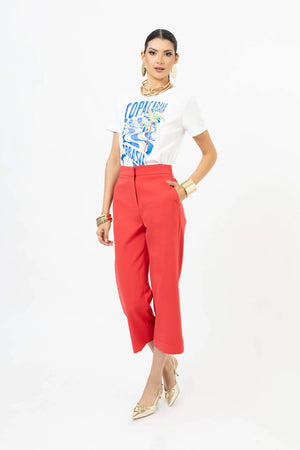 Pantalón - 730996 - ROJ - Reina Diaz