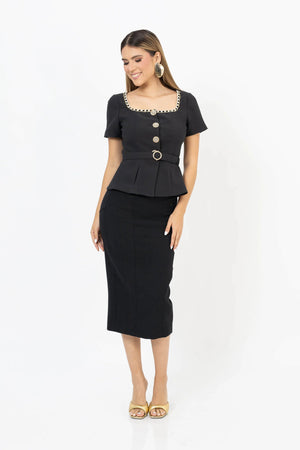 Saco - 501465 - NEG - Reina Diaz