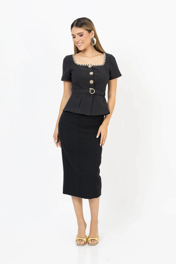 Saco - 501465 - NEG - Reina Diaz