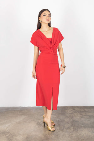 Vestido - 525905 - ROJ - Reina Diaz