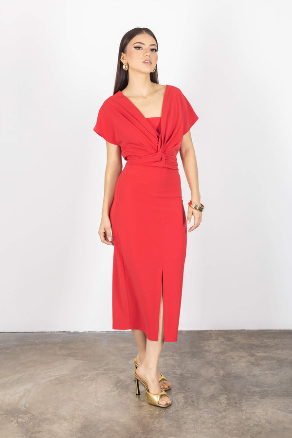 Vestido - 525905 - ROJ - Reina Diaz