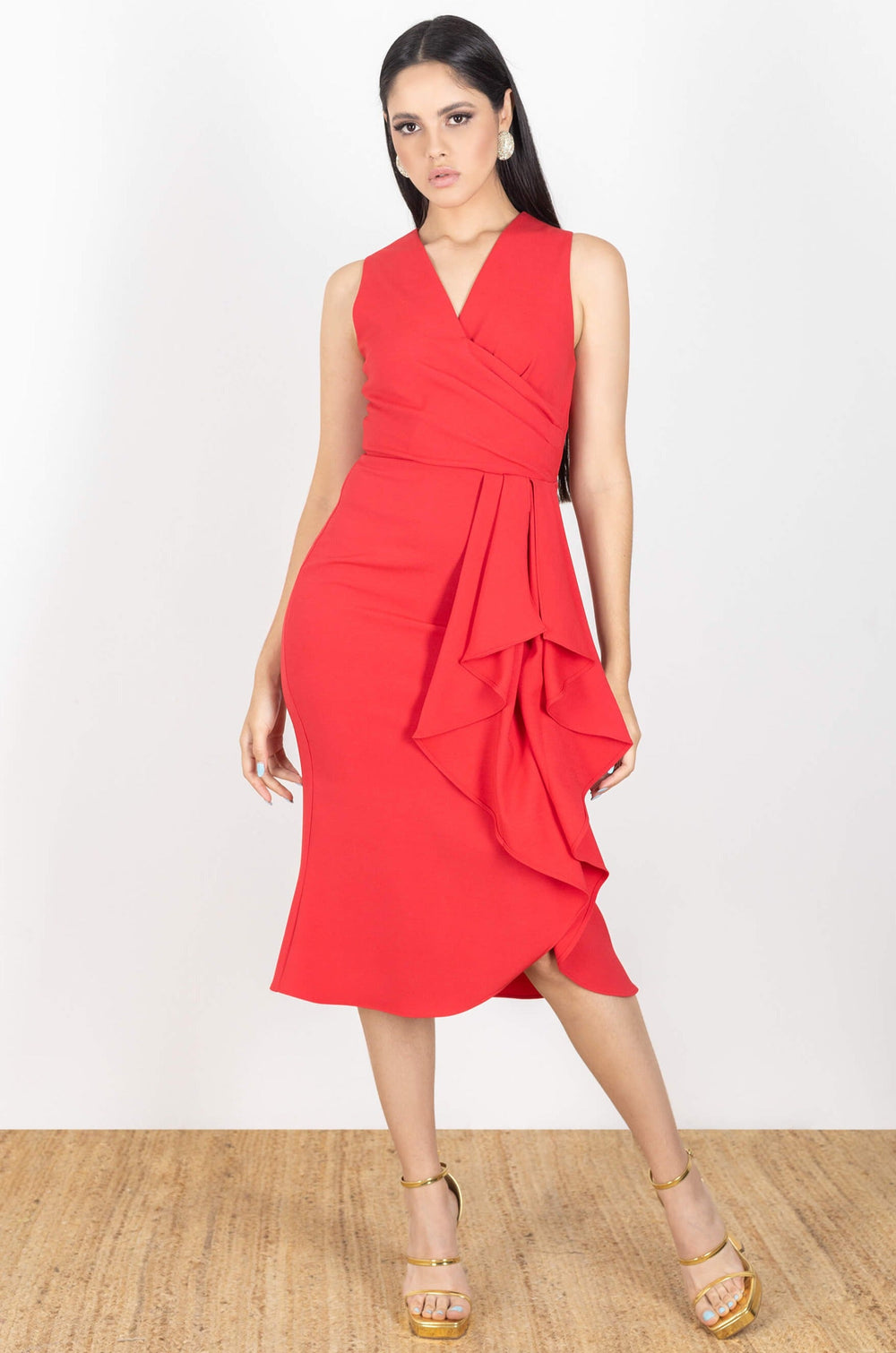 Vestido - 525954 - ROJ - Reina Diaz