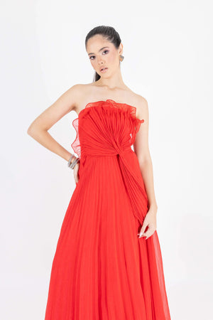 Vestido - 525957 - ROJ - Reina Diaz