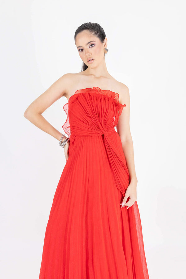 Vestido - 525957 - ROJ - Reina Diaz