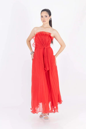 Vestido - 525957 - ROJ - Reina Diaz