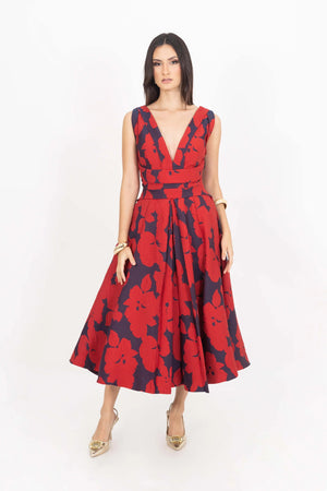 Vestido - 525970 - ROJ - Reina Diaz