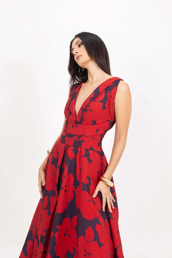 Vestido - 525970 - ROJ - Reina Diaz