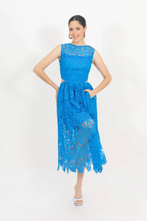 Vestido - 526009 - AZU - Reina Diaz