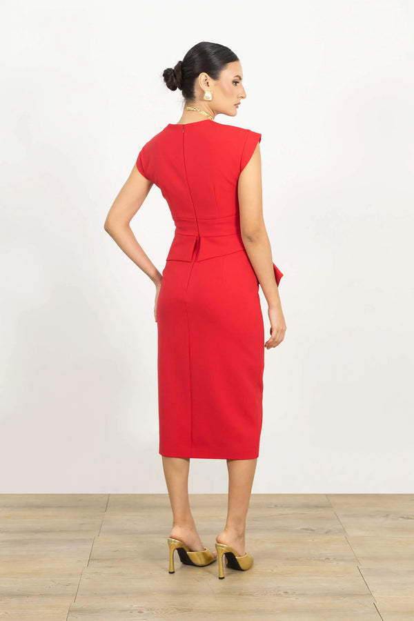 Vestido - 526040 - ROJ - Reina Diaz