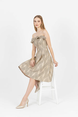 Vestido - 526094 - BEI - Reina Diaz