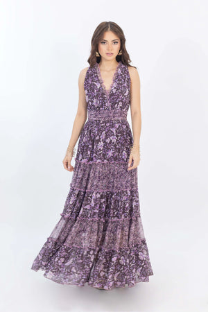 Vestido - 526128 - MOR - Reina Diaz