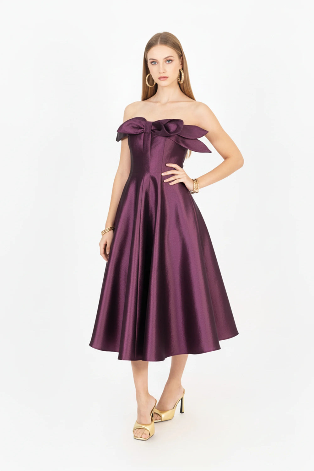 Vestido - 526215 - MOR - Reina Diaz