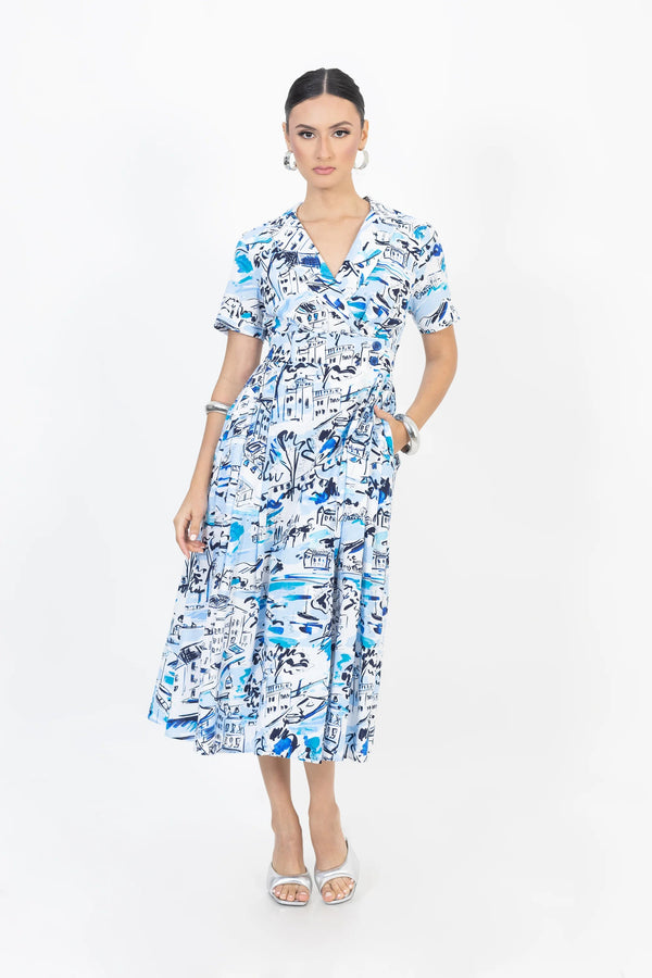 Vestido - 722700 - AZU - Reina Diaz