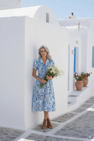 Vestido - 722700 - AZU - Reina Diaz