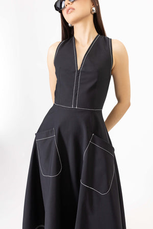 Vestido - 722767 - NEG - Reina Diaz