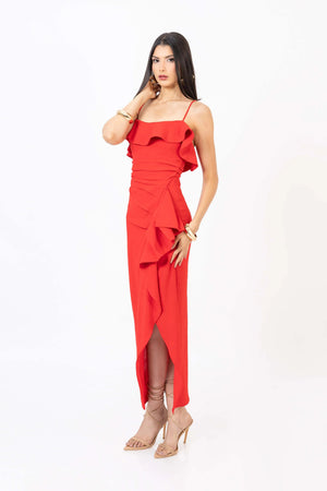 Vestido - 722790 - ROJ - Reina Diaz