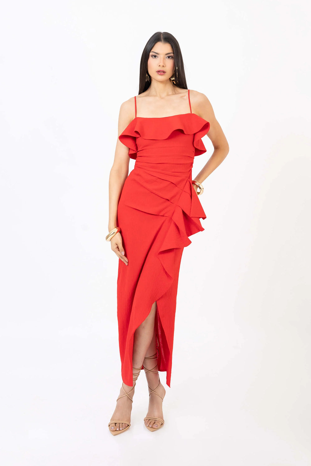 Vestido - 722790 - ROJ - Reina Diaz