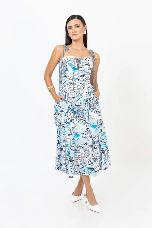 Vestido - 723033 - AZU - Reina Diaz