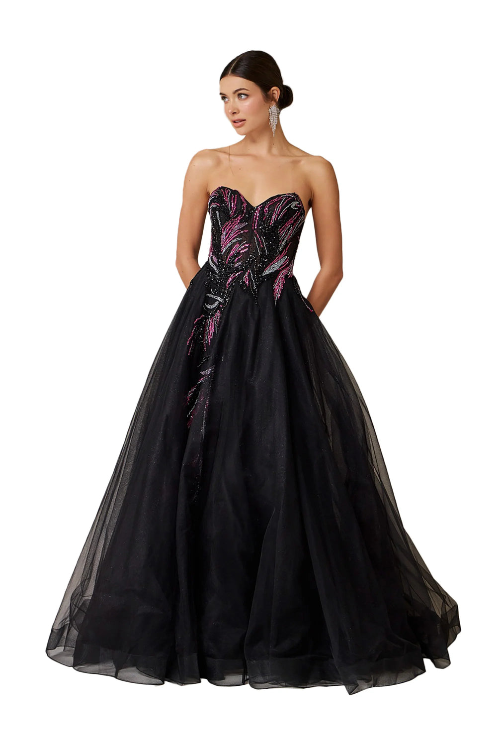 Vestido - F421397 - NEG - Reina Diaz