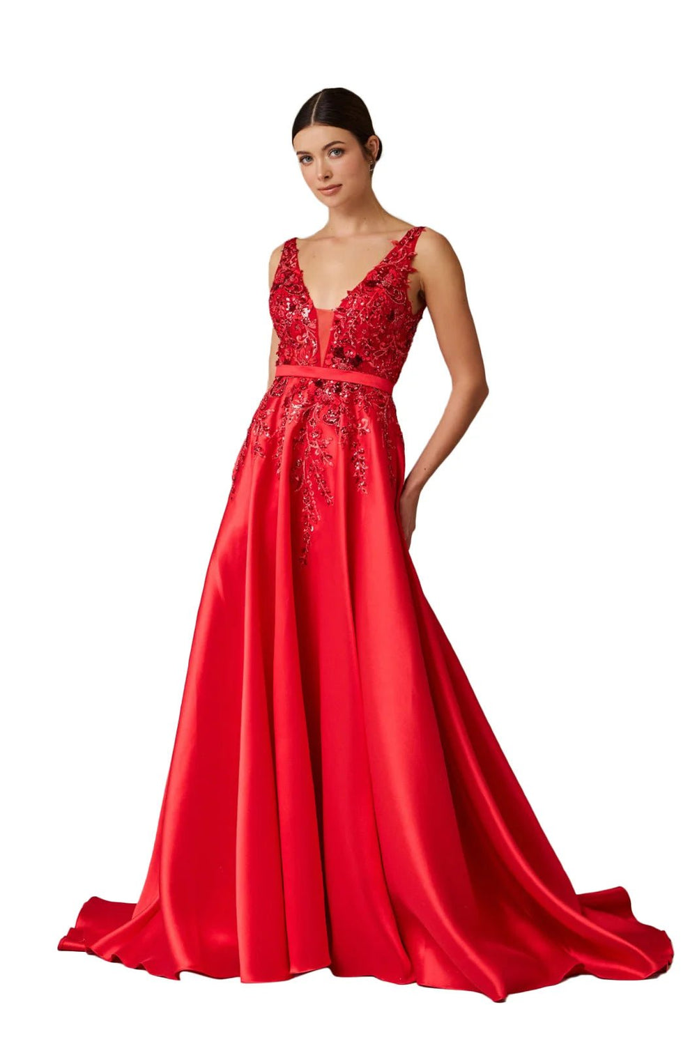 Vestido - F421398 - ROJ - Reina Diaz