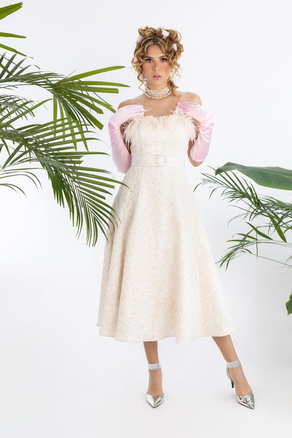 Vestido - 525625 - BEI - Reina Diaz