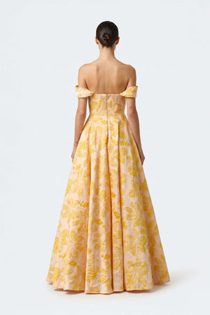 Isabella Off-Shoulder A-Line Vestido Fiesta