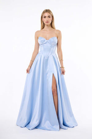 Victoria Corset Strapless Ballgown Vestido 421482 CIE